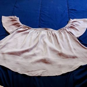 Off the Shoulder Satin American Eagle Top